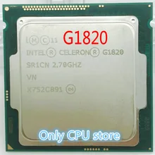 Оригинальный процессор Celeron G1820 2700 МГц 2 7 ГГц Мб кэш разъем LGA 1150