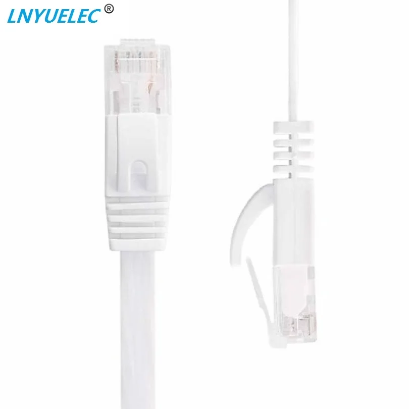6 упаковок 30 м 98FT кабель CAT6 плоский UTP Ethernet сетевой RJ45 соединительный LAN-кабель