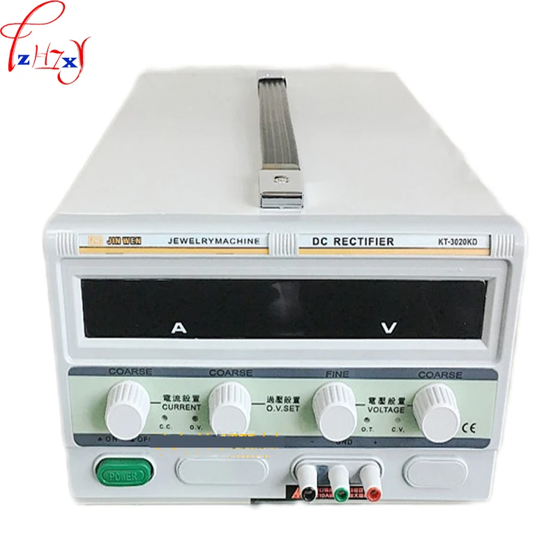 

Desktop 20A digital display plating machine KT-3020KD digital electroplating machine jewelry plating equipment 220V 1PC