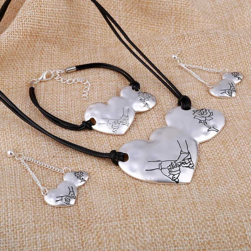 Новый скульптурные ювелирные изделия наборы для ухода за кожей Женская