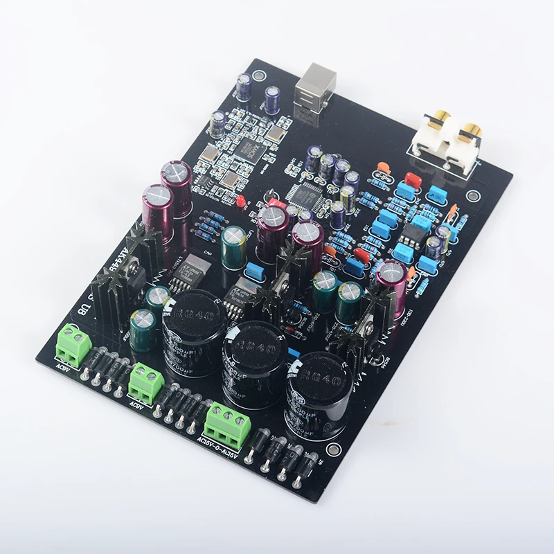 K.GUSS XMOS U8 + AK4495SEQ AD827 LT1963 USB ЦАП Декодер плата поддержка 32 бит 768K Плата усилителя
