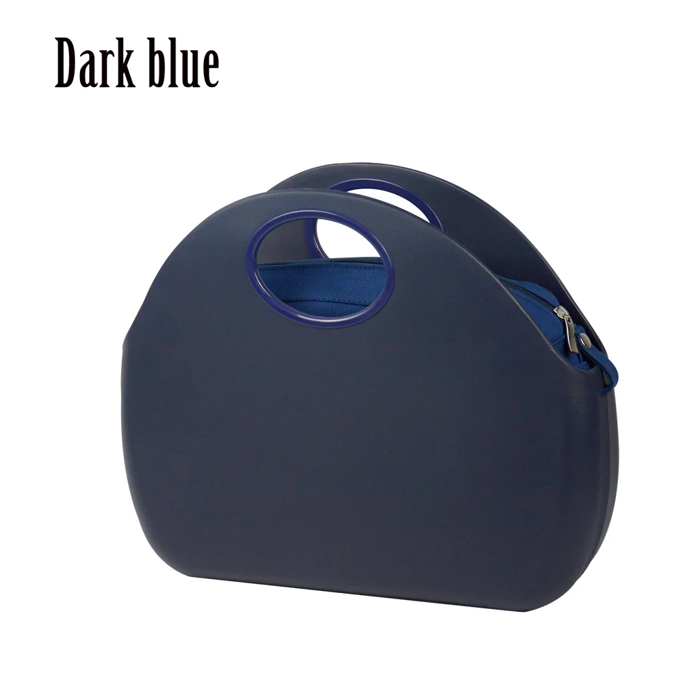 dark blue Новинка, Сумка с О-образным вырезом, Сумка с водонепроницаемым внутренним карманом для женщин, модная сумка с о-луной, Классическая - Цвет: dark blue