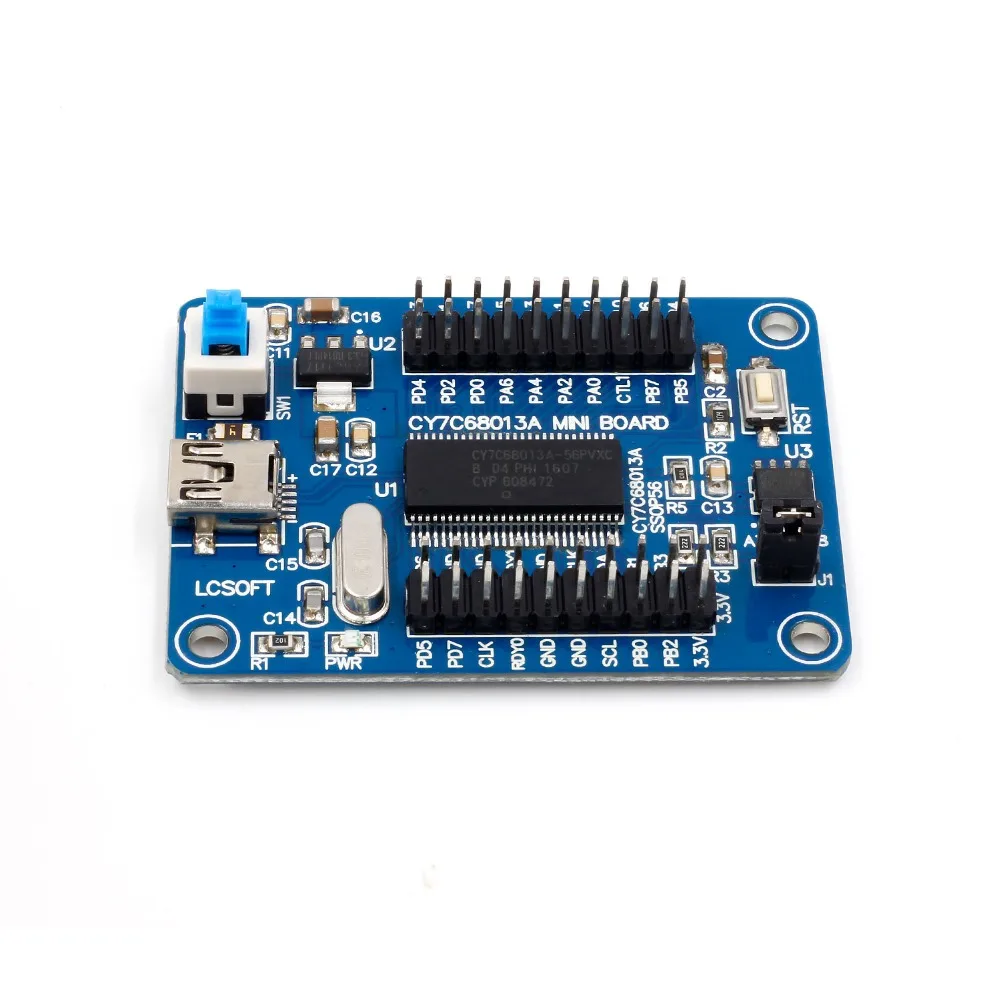 EZ USB FX2LP CY7C68013A логический анализатор основная плата + исходный код|Интегральные