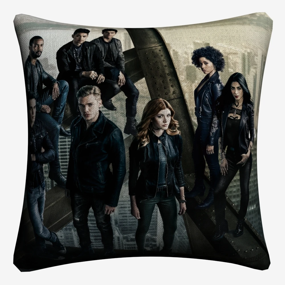 Чехлы для подушек из хлопка и льна Shadowhunters The Mortal Instruments 45x45 см мягкий чехол подушки