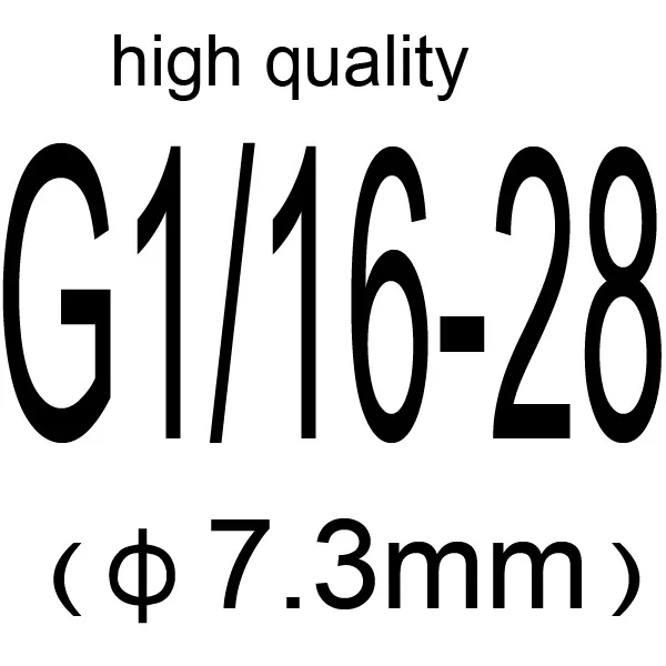 7.3mm high quality Твердосплавное растягивающее сверло G1/16, G1/8 G1/4 G3/8 G1/2 G3/4 твердосплавное сверло с круглой формой - Цвет: 7.3mm high quality