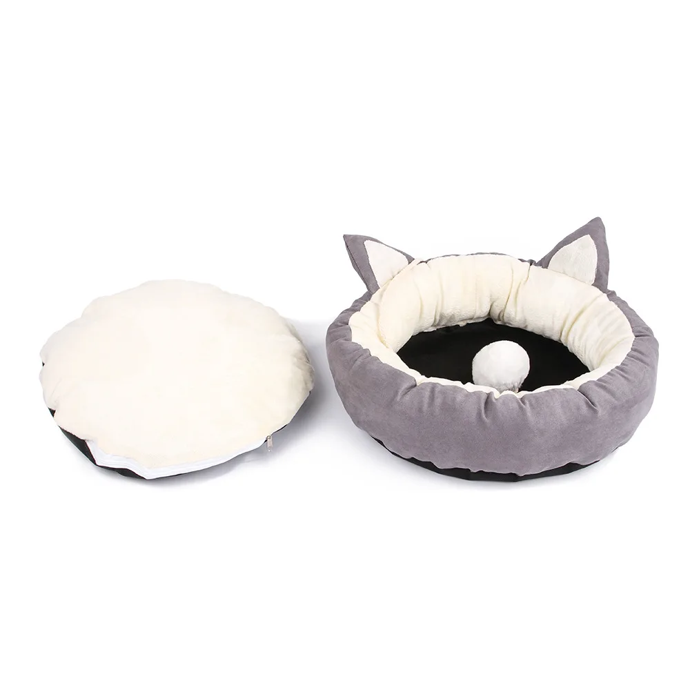 Кровать HEYPET для кошек домик домашних животных мягкая плюшевая кровать собак
