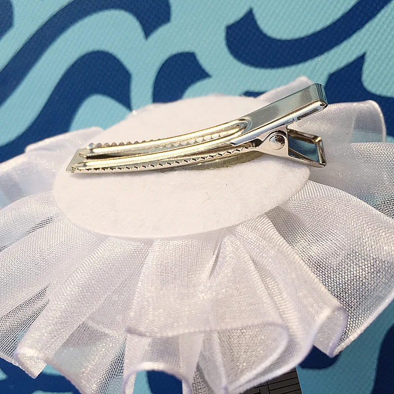 2 шт. новые модные заколки для волос девочек Женский Детский большой белый бант с