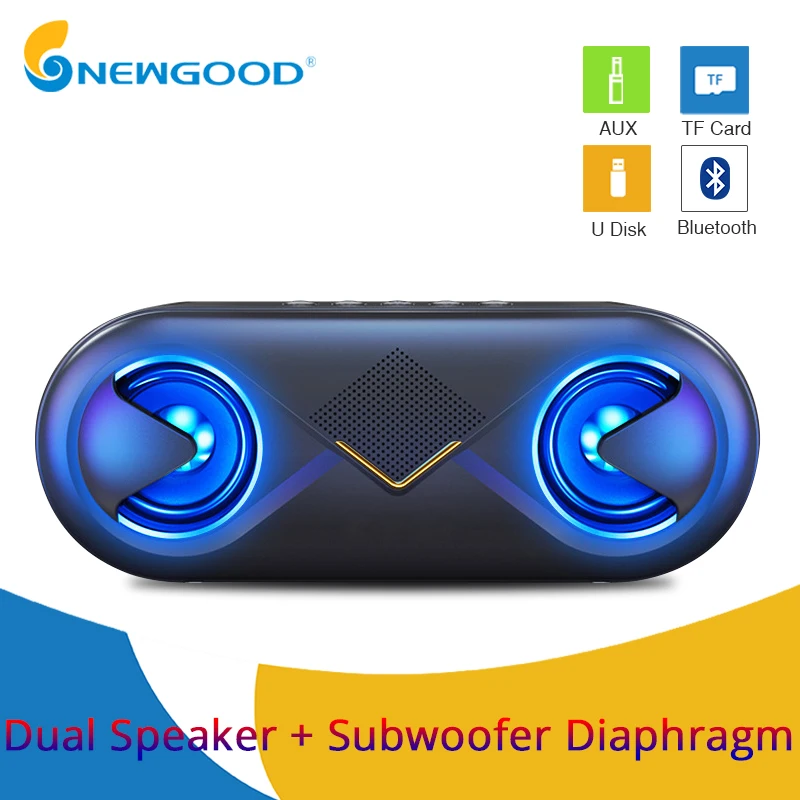 Мини Bluetooth динамик портативный беспроводной звуковая система 3D стерео музыка