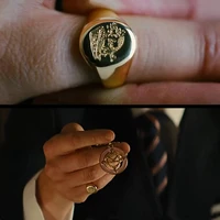 kingsman ring the secret service custom signet rings for men women cosplay s925 sliver color brass gold color free engrave cool