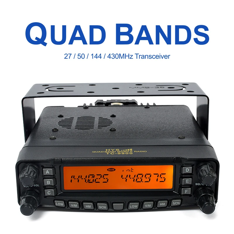 HYS 29/50/144/430 мобильный HF УКВ Хэм автомобилей Радио с 800 CH quad band FM трансивер tc 9900|ham car