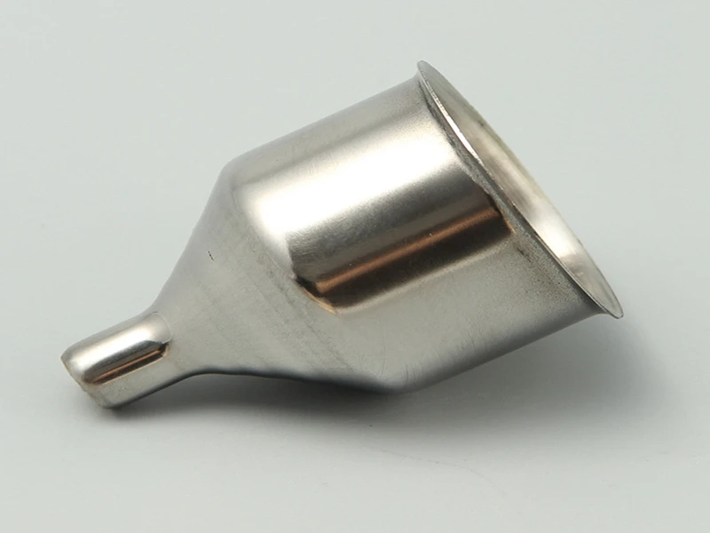 100 шт./лот Быстрая доставка Средний размер 50x36 мм нержавеющая сталь фляга воронка костюм для всех видов фляги