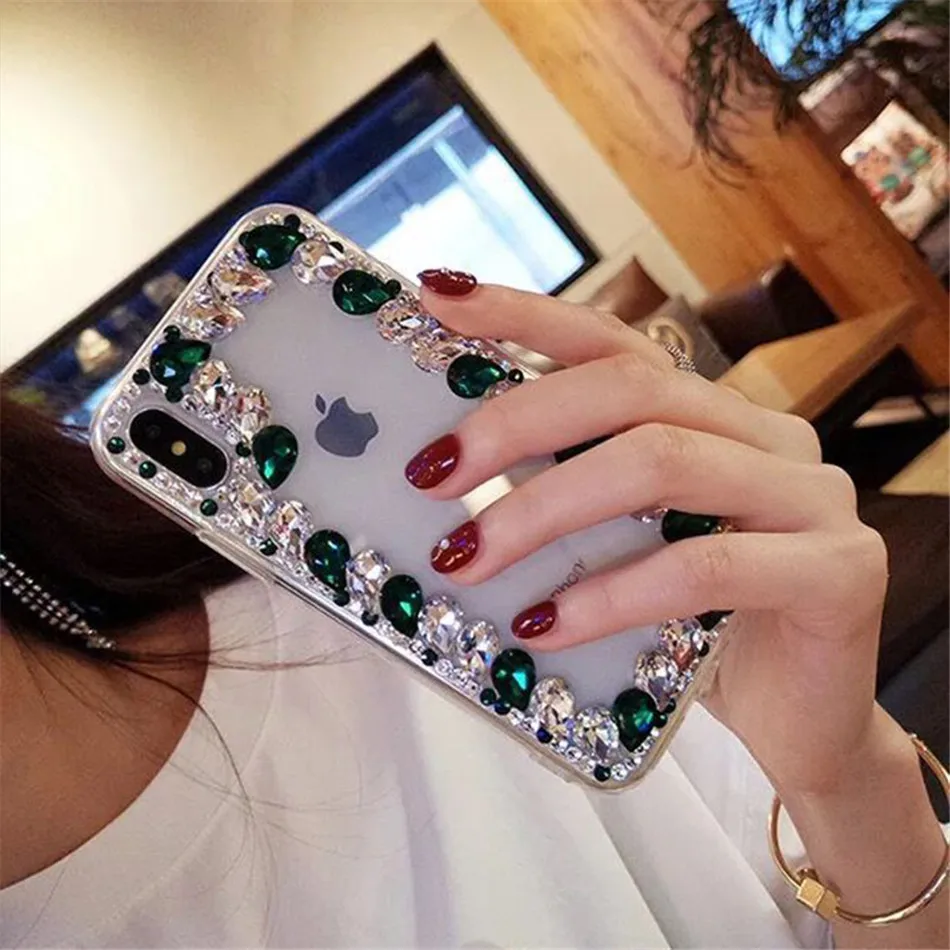XINGDUO For Huawei Mate 20 Pro luxury Rhinestone Soft edge acrylic Diamond Clear Crystal P20 PRO Lite | Мобильные телефоны и