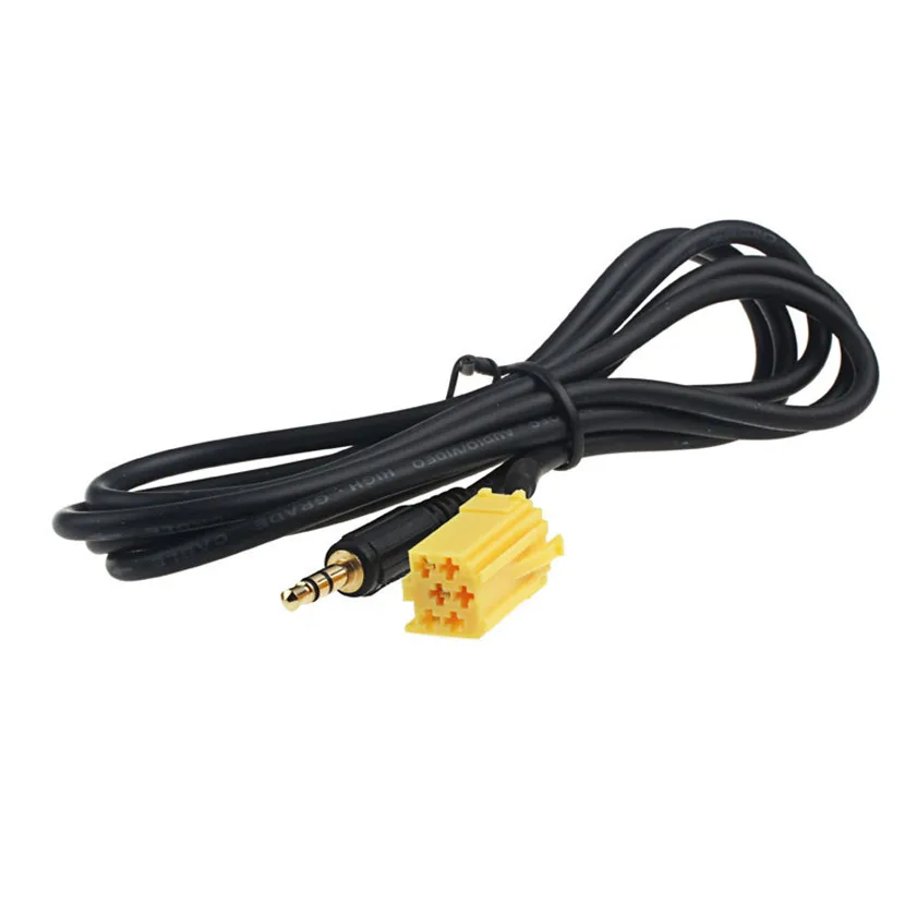 

High Quality Car Accessory 3.5mm AUX Stereo Audio Line Input Cable For Fiat Alfa Romeo Lancia