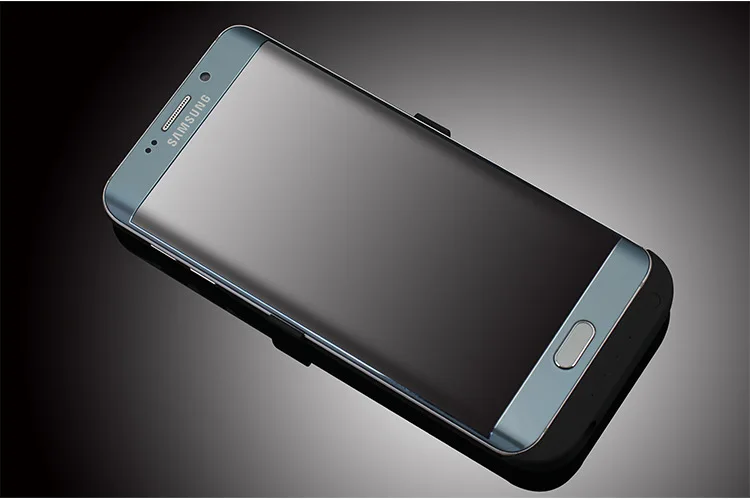 Для Samsung Galaxy S6 edge plus 5500 мАч Портативный Аккумулятор телефона дело Power Bank Скрыть USB и