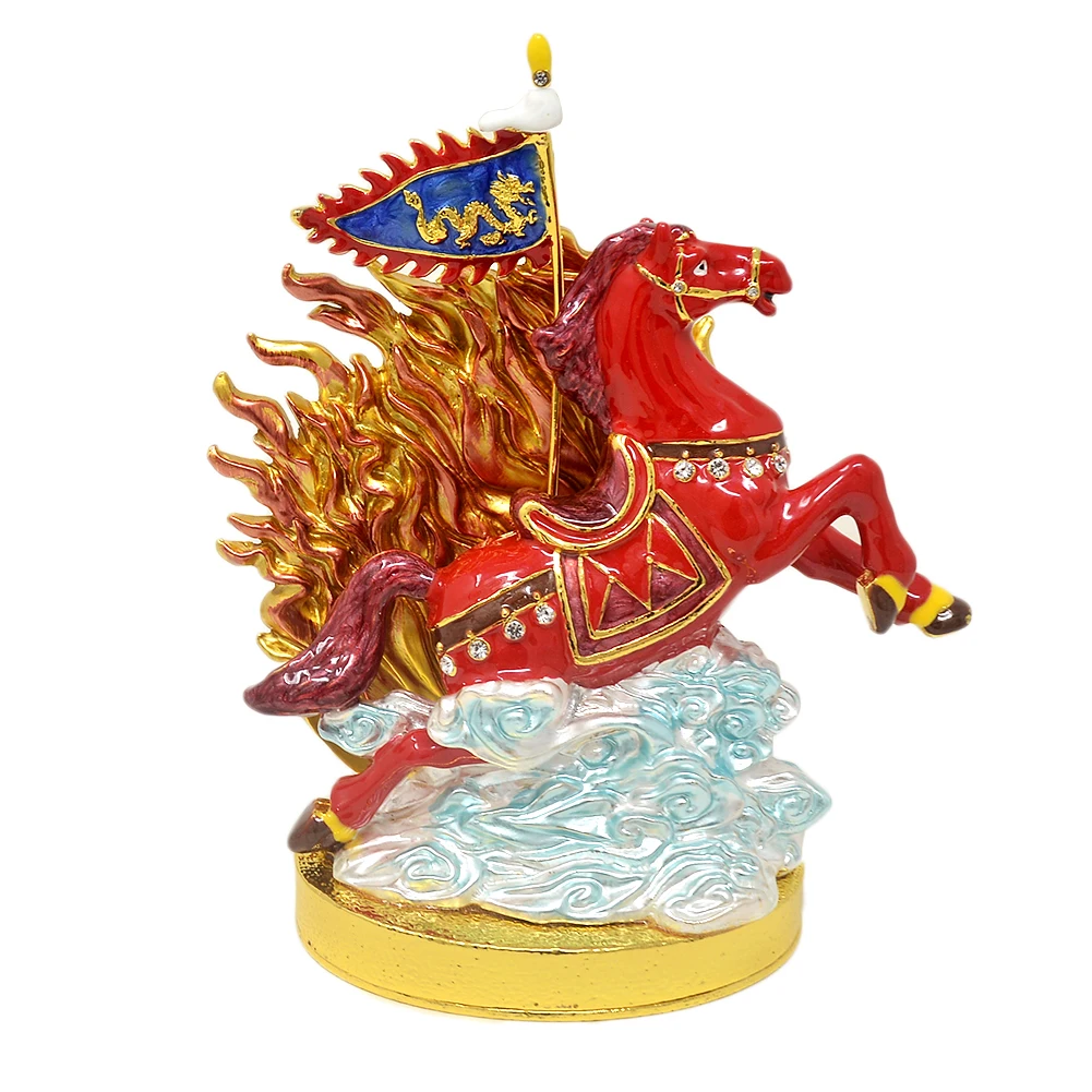 Bejewelled Flying Windhorse Feng Shui Home Decor | Дом и сад