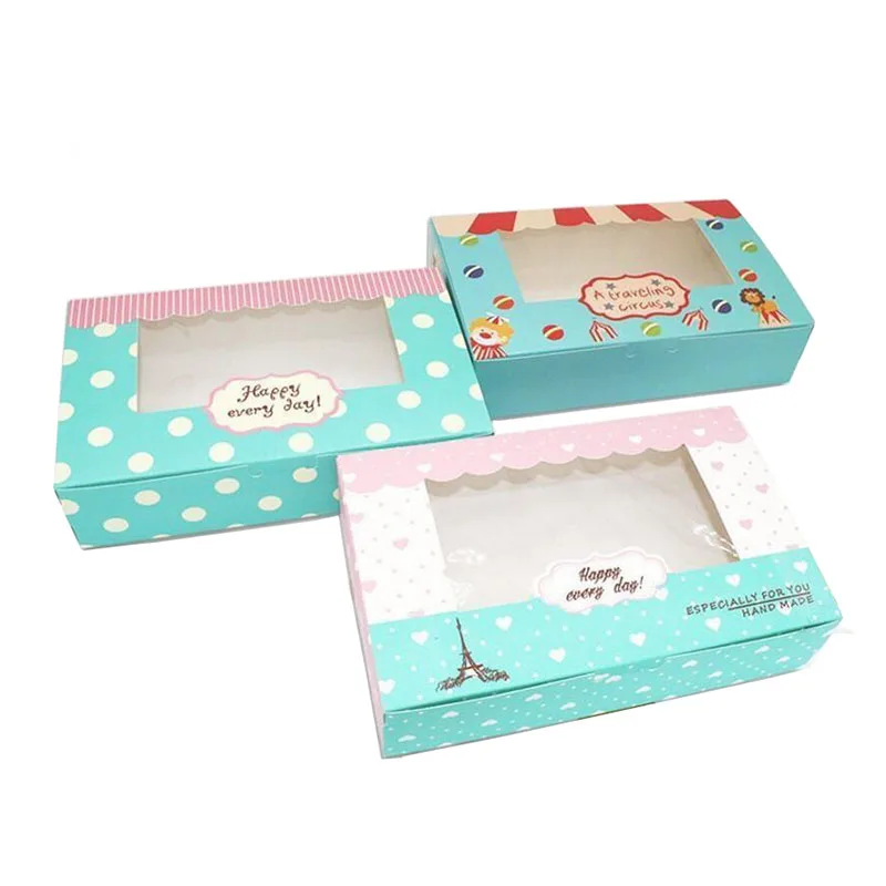 10 шт. бумажная коробка для сырного торта конфет печенья упаковочная контейнер с