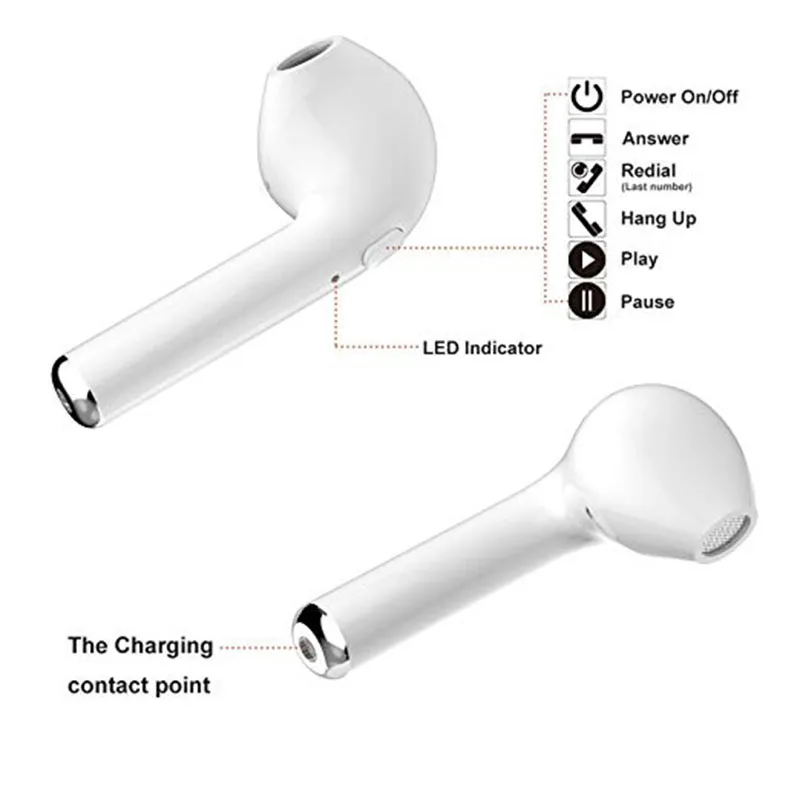 Shengtena i8X мини TWS беспроводные Bluetooth наушники-вкладыши музыкальные наушники набор