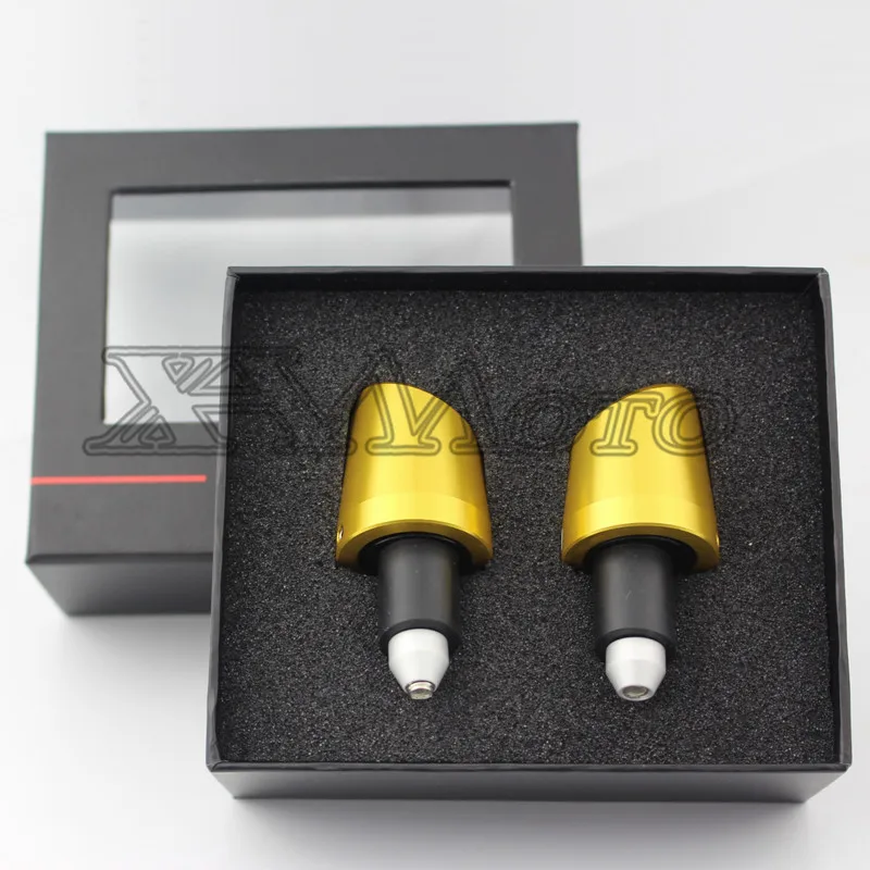 

7/8" CNC Universal Motorcycle Handlebar Grip Ends Motocross Weights Anti Vibration Silder Plug For Yamaha TMAX