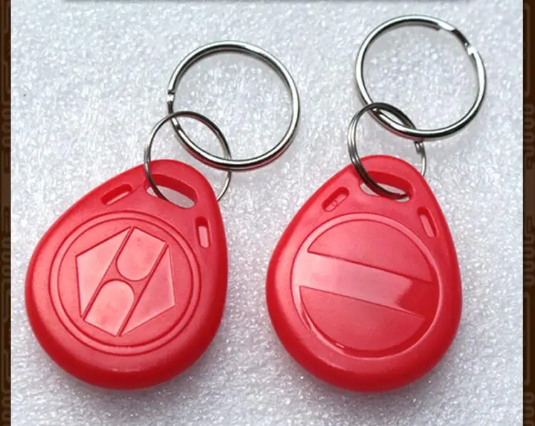 

50pcs 125KHZ EM4305 key fobs EM4305 keychain Can be erase repeatedly contactless ID card ISO11784 / 11785 protocol ID Token