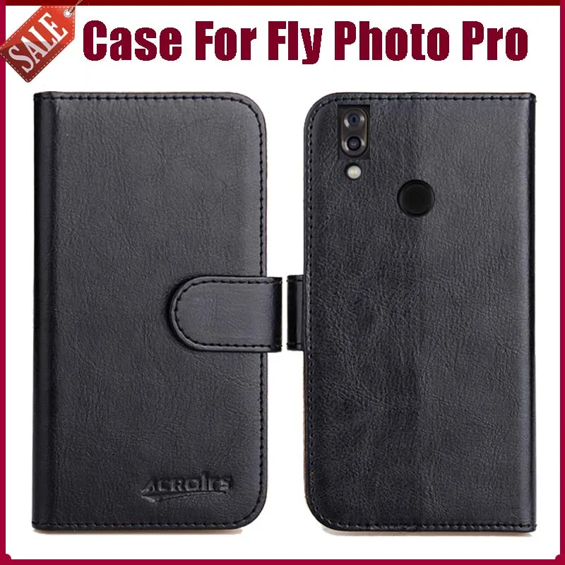 

Горячая распродажа! Кожаный защитный чехол Fly Photo Pro, 6 цветов