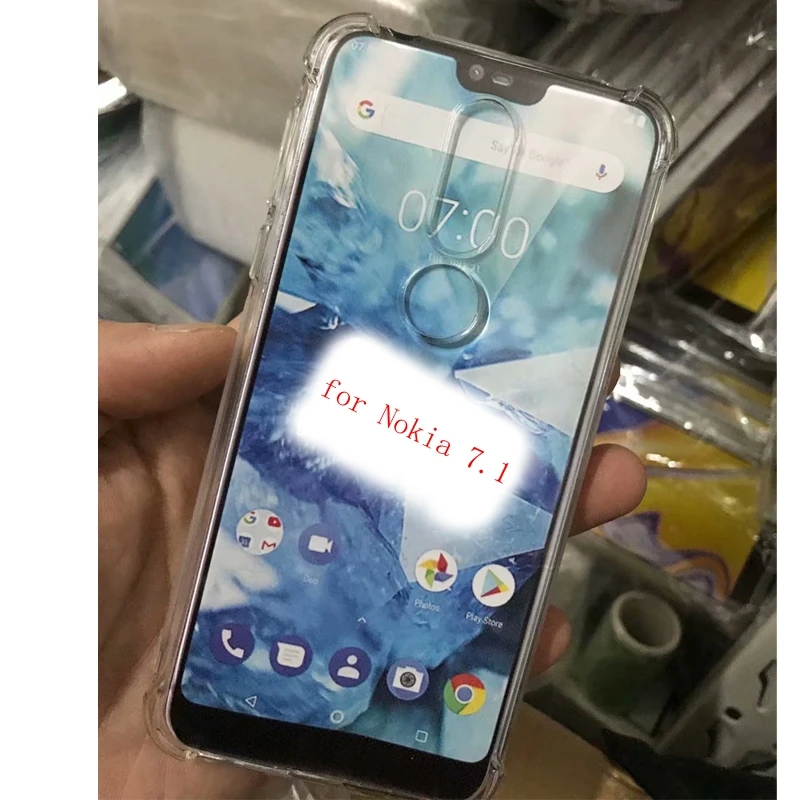 

10pcs Air Cushion Case for Nokia 7.1 Ultra Clear Transparent Soft TPU Back Cover