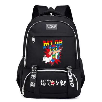 High Q Новая Мода Аниме crayon shin-chan унисекс мужчины и женщины студент консервативный стиль рюкзак - Цвет: 4