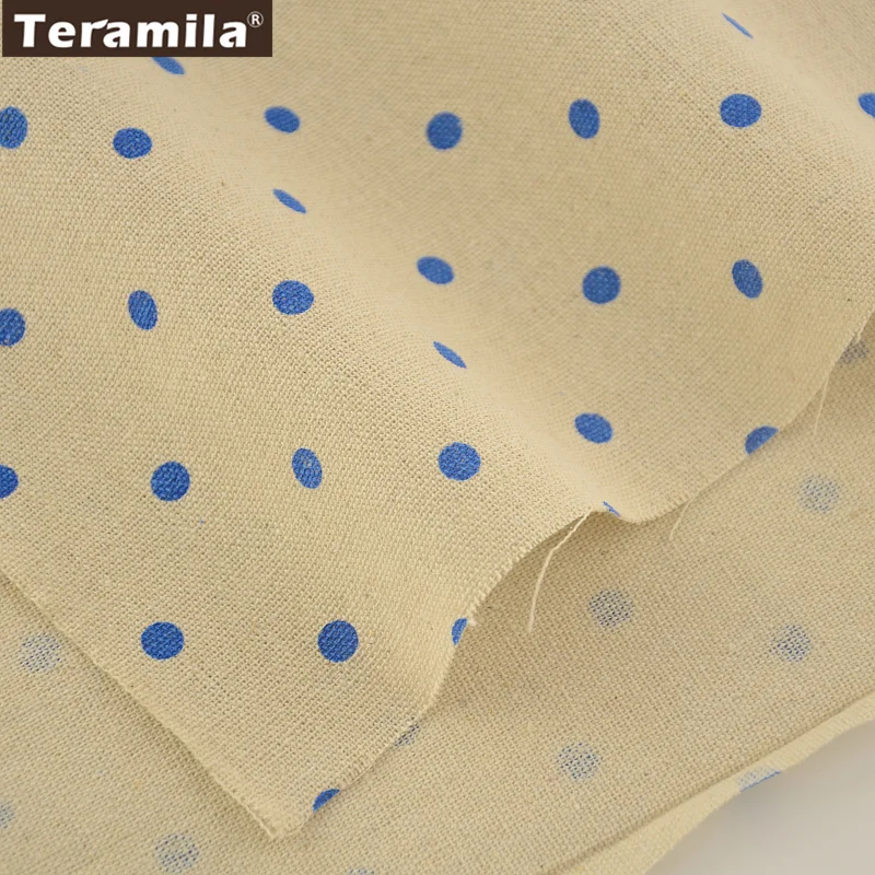 Текстиль для дома синий горошек хлопок белье Ткань Вышивание Материал Подушка