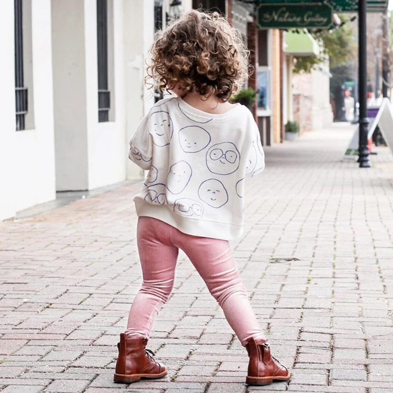 Леггинсы бархатные золотистые для новорожденных девочек на осень/зиму | Мать и