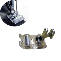 1pcs clear scroll wheel presser foot with sewing machine holders metal plastic leather dedicated home sewing machine accessories