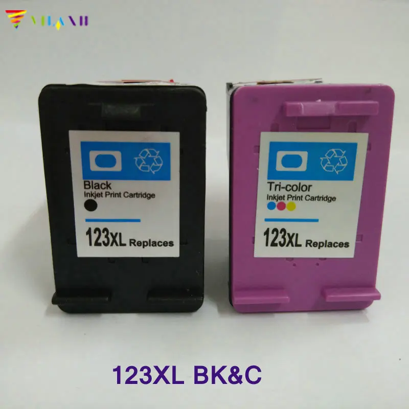 2pcs Vilaxh compatible 123 xl Ink cartridge replacement for hp 123xl Deskjet 2130 1110 3630 2132 1111 1112 3632 Printer ink | Компьютеры и