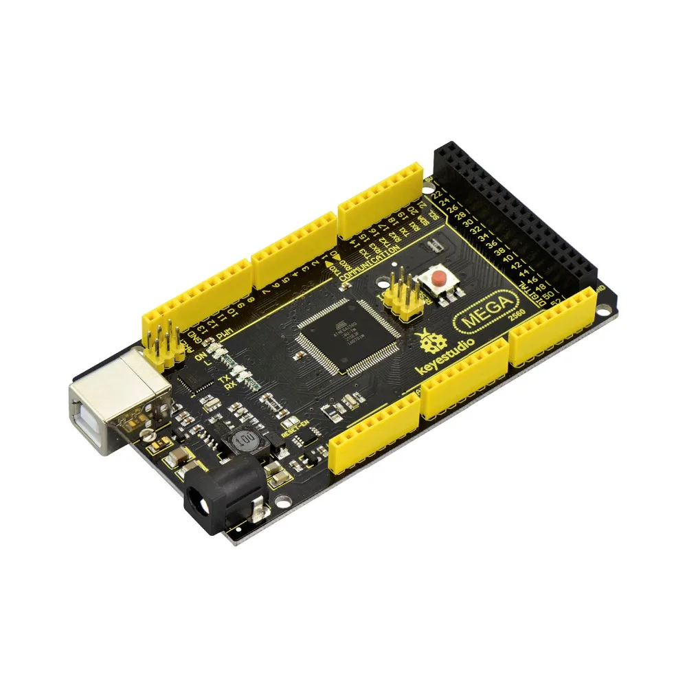 Keyestudio Супер Мега 2560 R3 5V 2A MP2307DN лапками углублением SOP-8+ USB кабель для Arduino UNO Mega