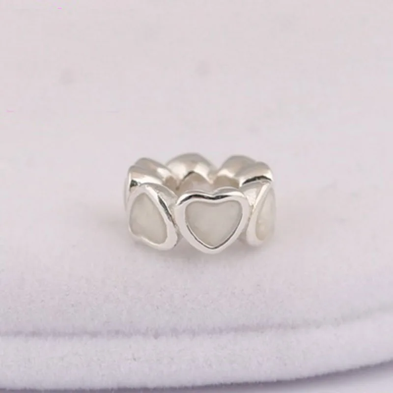 

2018 New 925 Sterling Silver Loving Circle Charm Beads Fit Original Europe Bracelet Authentic Jewelry Valentine's Day Gift