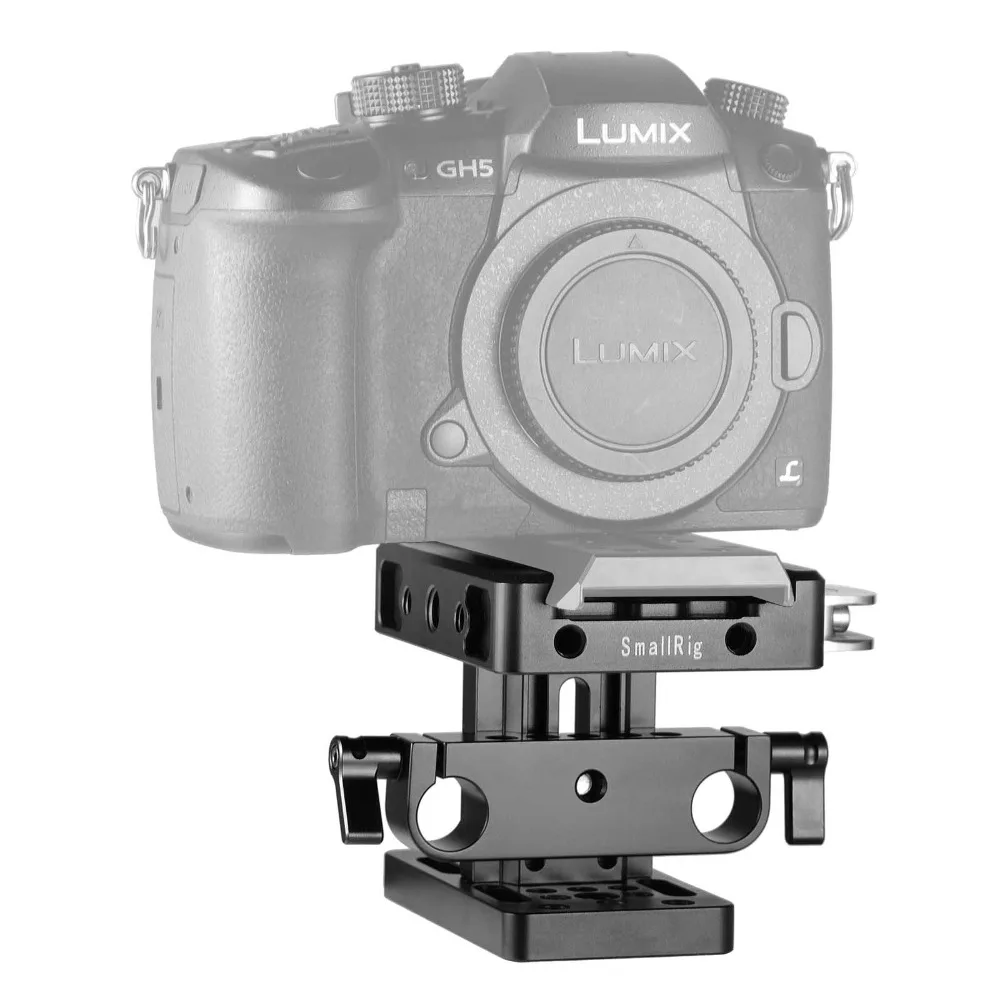 Клетка для камеры DSLR SmallRig опорная пластина (Manfrotto)+ Система поддержки рельса 15 мм