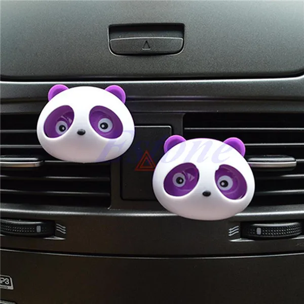 Фиолетовый MEXI Blink Panda парфюмерный диффузор Автомобильная приборная панель освежитель воздуха для автомобиля - Цвет: Фиолетовый