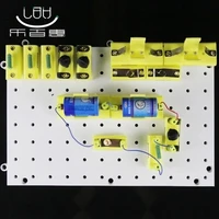 physical electrical instrument box circuitry experimental board light bulb holder no battery free shipping