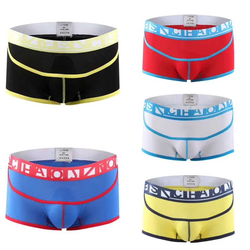 Фирменное Мужское нижнее белье мужские трусы с сеткой под брюки Cueca Masculina U Pouch
