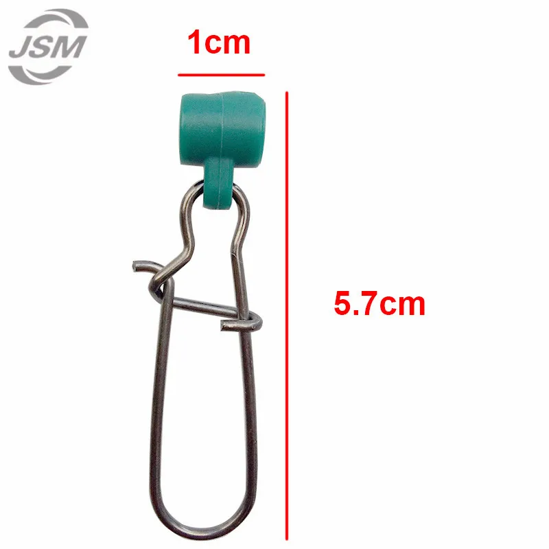 JSM 80 шт./лот рыболовные Вертлюги роликовый Поворотный соединитель Рыбная баррель