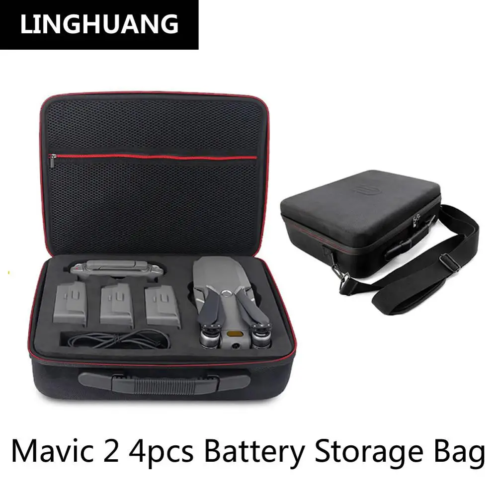 2018 Новый DJI Mavic 2 Drone 4 шт. сумки на плечо для батареи дорожная портативная коробка