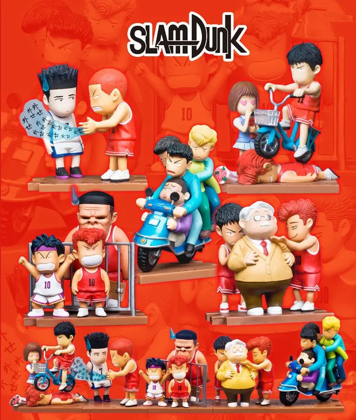 Горячая Распродажа фигурки Slam Dunk 5 шт./компл. японский аниме Рисунок 10 см ПВХ