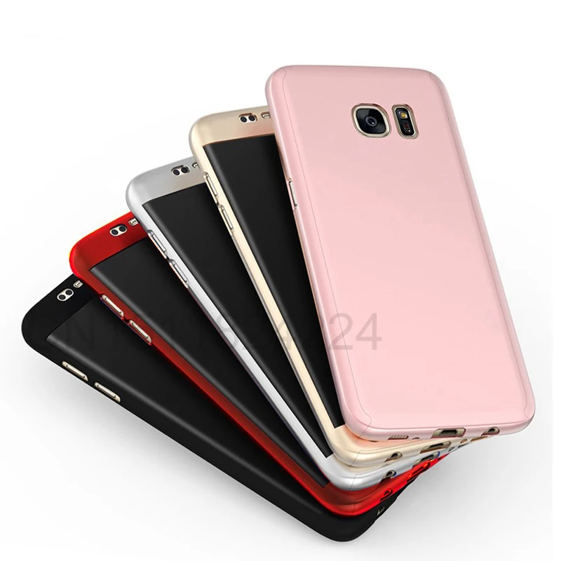 Ударопрочный чехол для телефона на 360 градусов Samsung Galaxy A5 A7 2017 A8 2016 жесткий J5 J7 J530