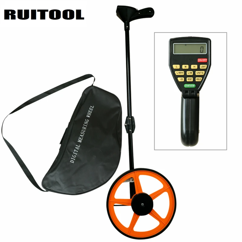 Цифровой измерительный круг RUITOOL 32 см 0 ~ 999999 9 м складной измеритель счетчик