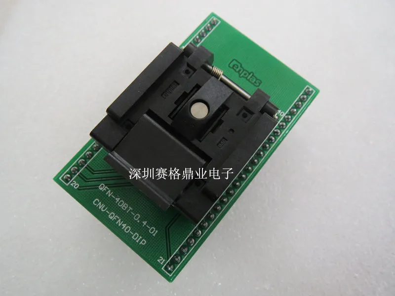 Clamshell 100%New&Original QFN-40BT-0.4-01 QFN40 0.4mm IC Burning seat Adapter testing seat Test Socket test bench in the stock