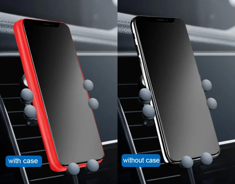 Universal Gravity Car Phone Holder for iPhone X XS MAX Samsung S9 S10 Plus Car Air Vent Mount Holder Auto Lock for Huawei Xiao