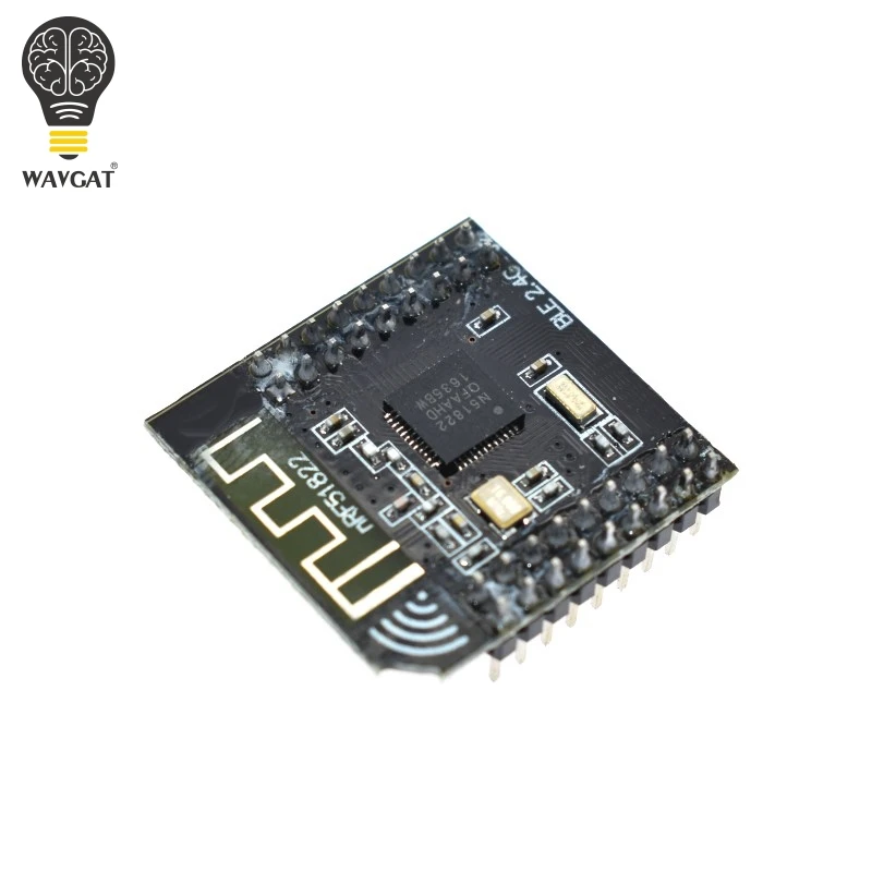 Беспроводной модуль WAVGAT NRF51822 2 4G беспроводной связи Bluetooth/модуль zigbee/DMX512|Модули
