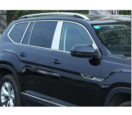 Нержавеющая сталь двери окна оконные наличники Накладка для 2017-2018 Teramont/Atlas