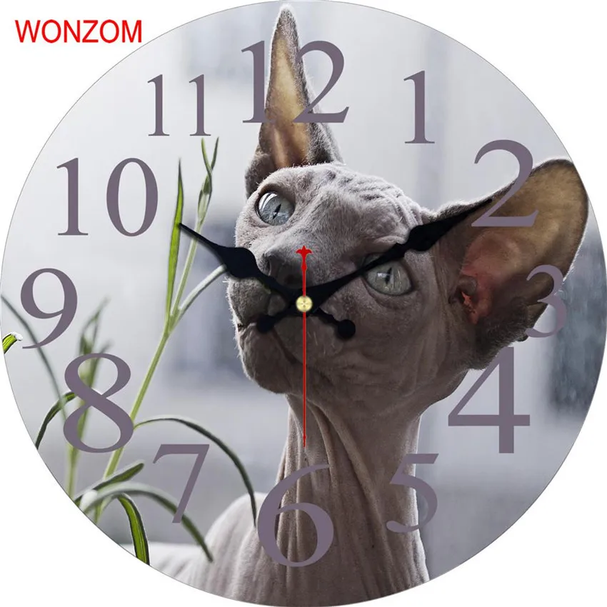 Современные большие настенные часы WONZOM Epoptic Butterfly бесшумные для гостиной