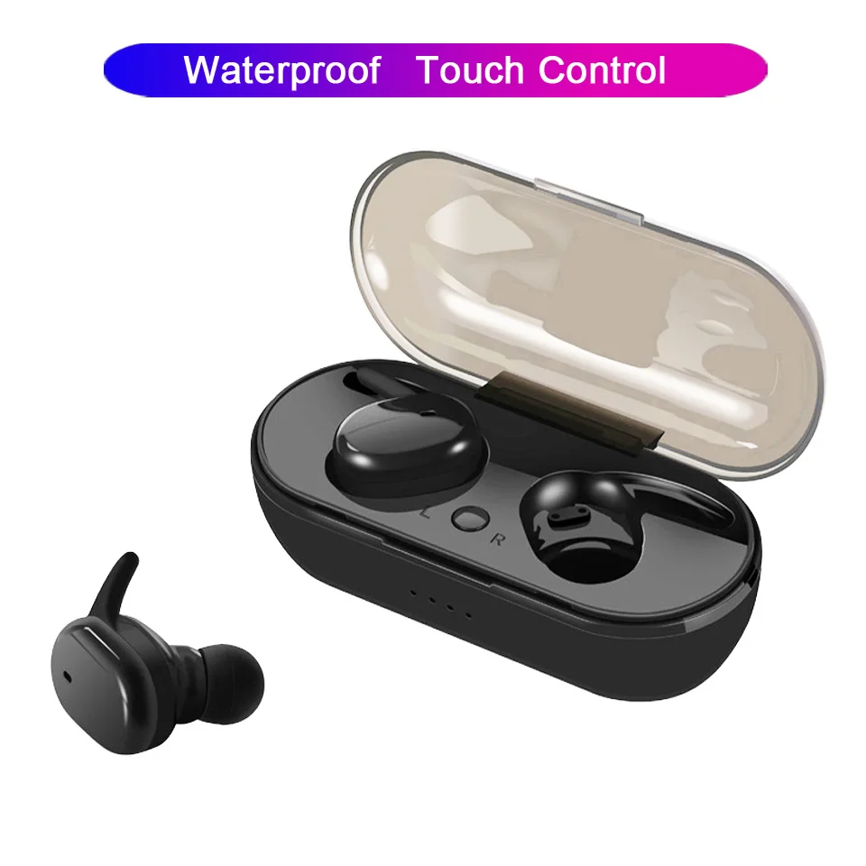 Наушники вкладыши TWS с 5 0 Bluetooth Беспроводной наушники True стерео микрофоном