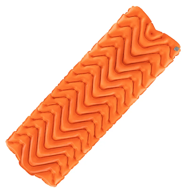 M Type Orange 460g Ультралегкая наружная надувная подушка, коврик для сна, коврик для кемпинга, матрас для кемпинга, туризма, туристический матрас - Цвет: M Type Orange 460g