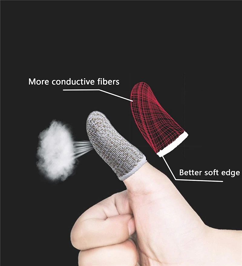 Игровой контроллер L1 R1 дышащий для мобильных игр с пальцами Fortnite PUBG Mobile Rules of Survival