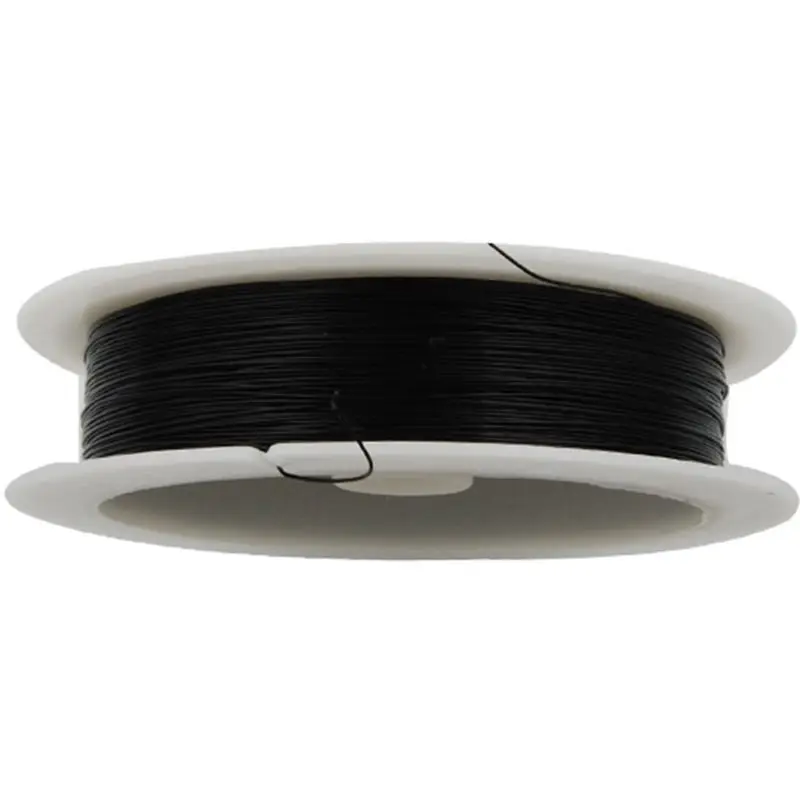 

0.5mm 9m/Roll Black Copper Wire, Jewelry Cord Accessories For Make Bracelet Necklace,10pcs/lot-D1236